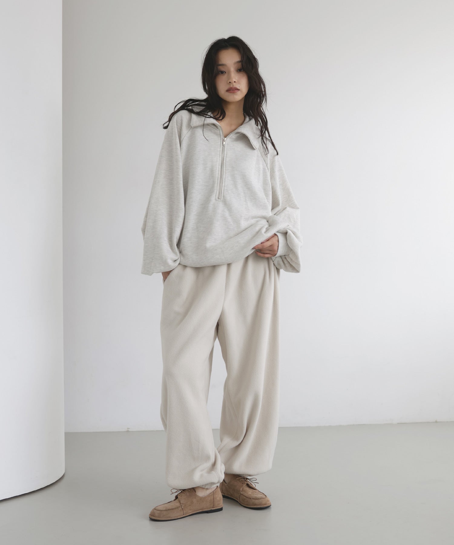 10月中旬予約商品】フリースパイピングイージーパンツ – hellam