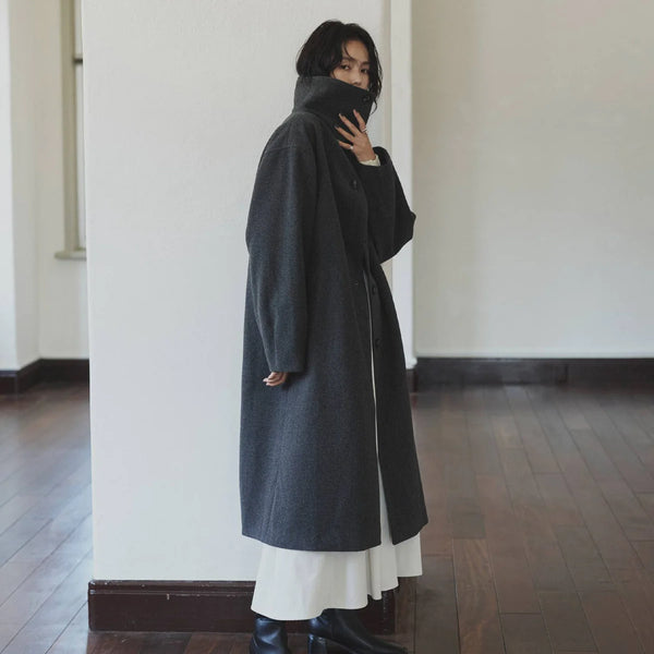 チェックコクーンミドルコート – hellam