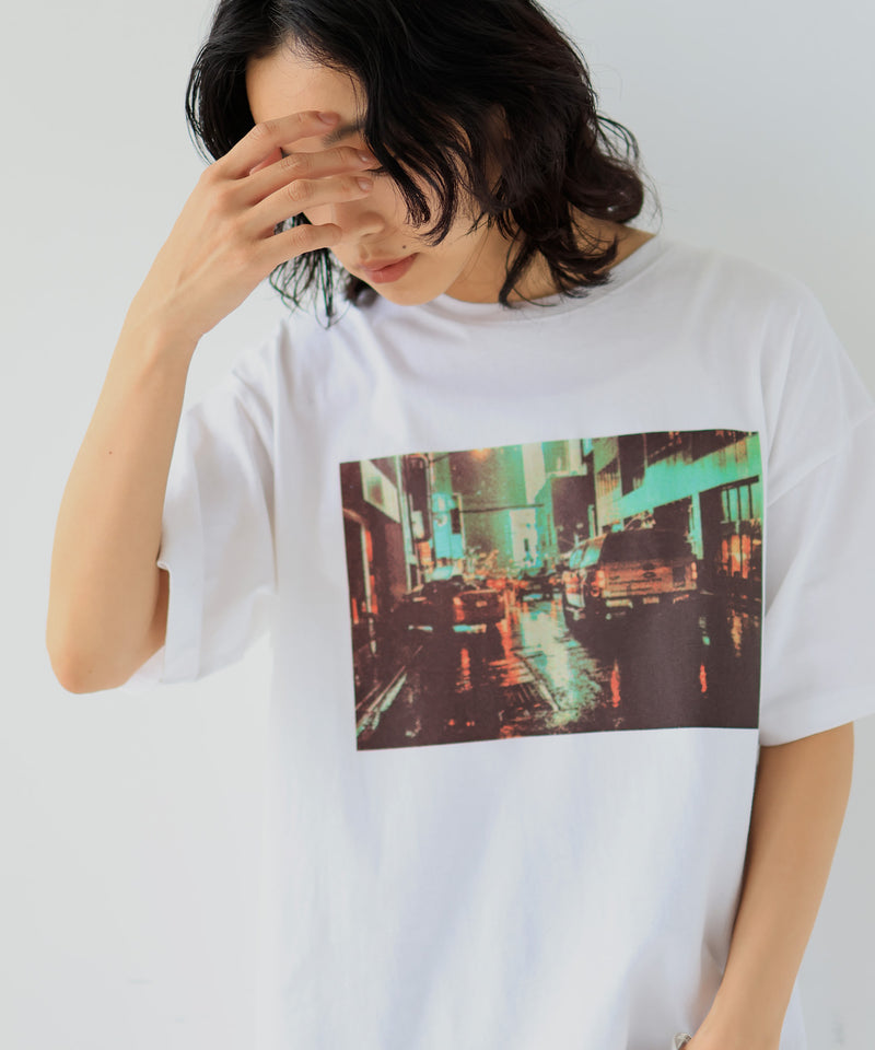 グラフィックフォトプリントTシャツ 0068 – hellam