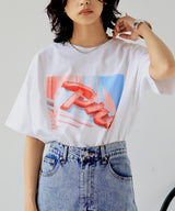 グラフィックフォトプリントTシャツ 0068
