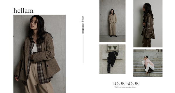値下げ［新品未使用］hellam チェックコクーンミドルコート coat – hellam