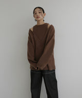 アンサンブル風Vネックニット