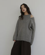 アンサンブル風Vネックニット