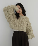 【田中日菜着用アイテム】ポップコーンハンドニット