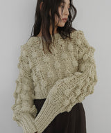 【田中日菜着用アイテム】ポップコーンハンドニット