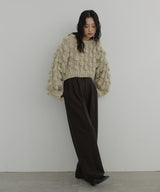 【田中日菜着用アイテム】ポップコーンハンドニット