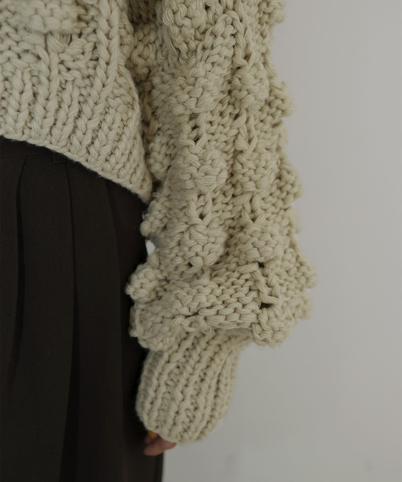 【田中日菜着用アイテム】ポップコーンハンドニット
