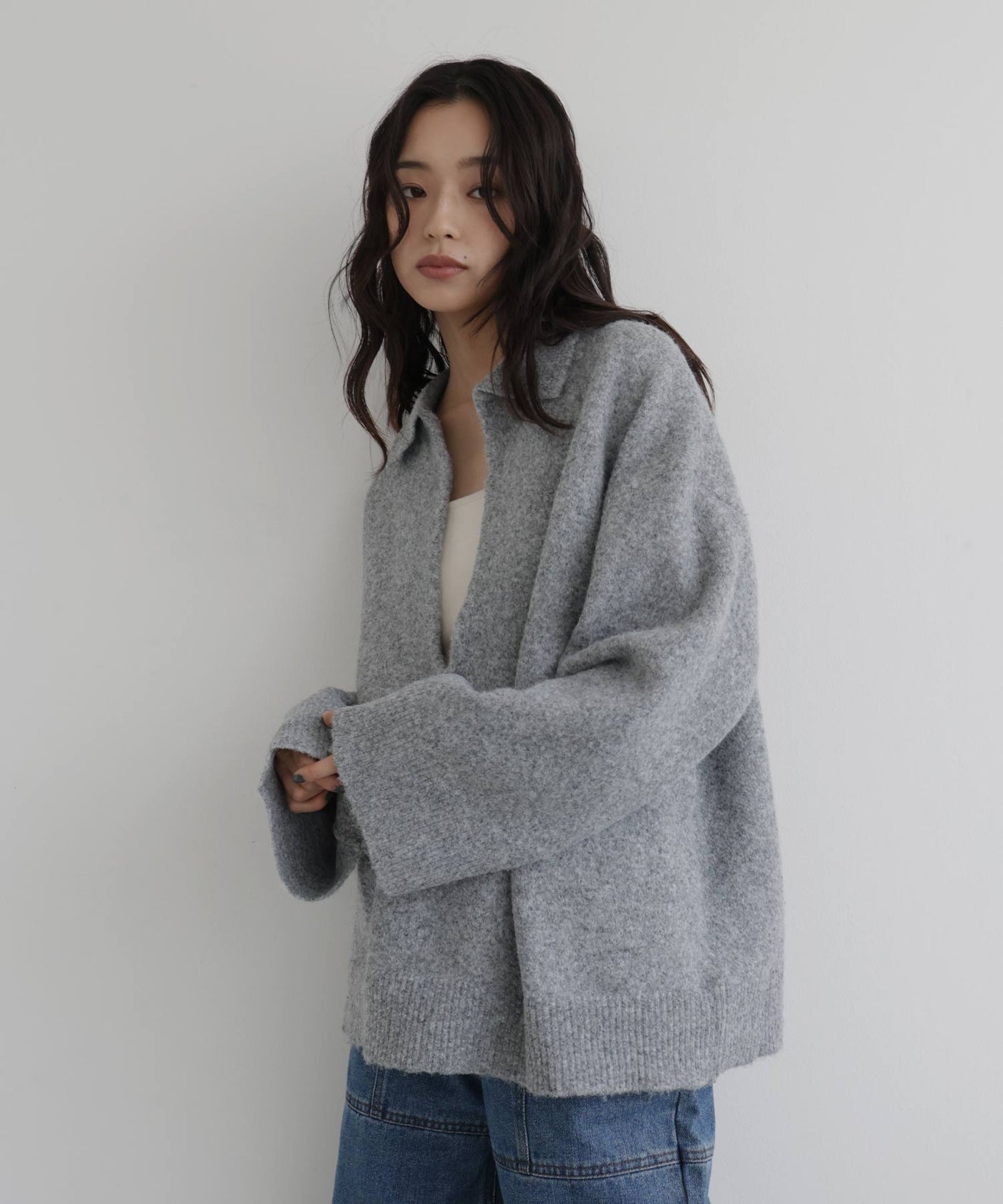 キーネックニットポロ – hellam