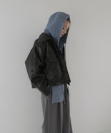 バラクラバ風フードニットマフラー