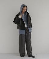 バラクラバ風フードニットマフラー