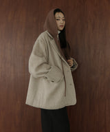 バラクラバ風フードニットマフラー