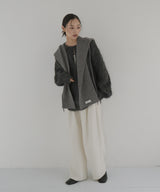 バラクラバ風フードニットマフラー