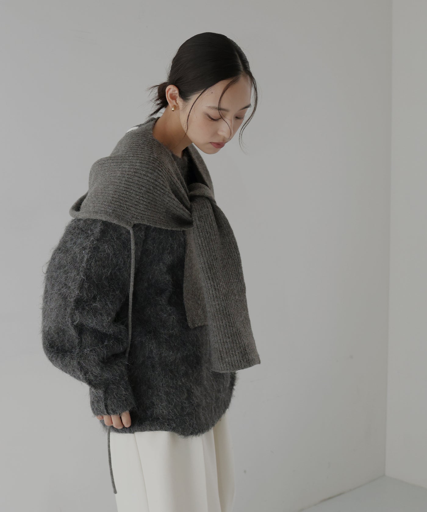 LGB フードニット　マフラー バラクラバ風フードニットマフラー – hellam