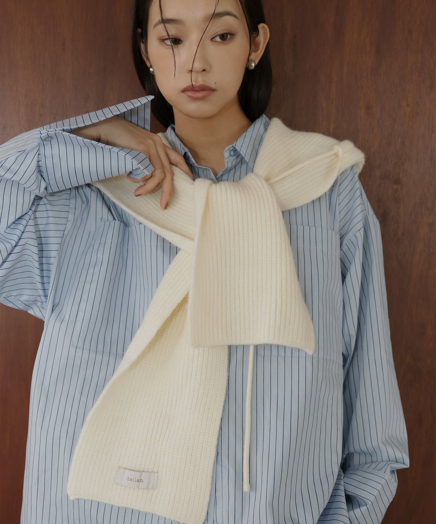 一部予約商品】バラクラバ風フードニットマフラー – hellam