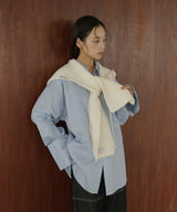 バラクラバ風フードニットマフラー