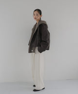 バラクラバ風フードニットマフラー