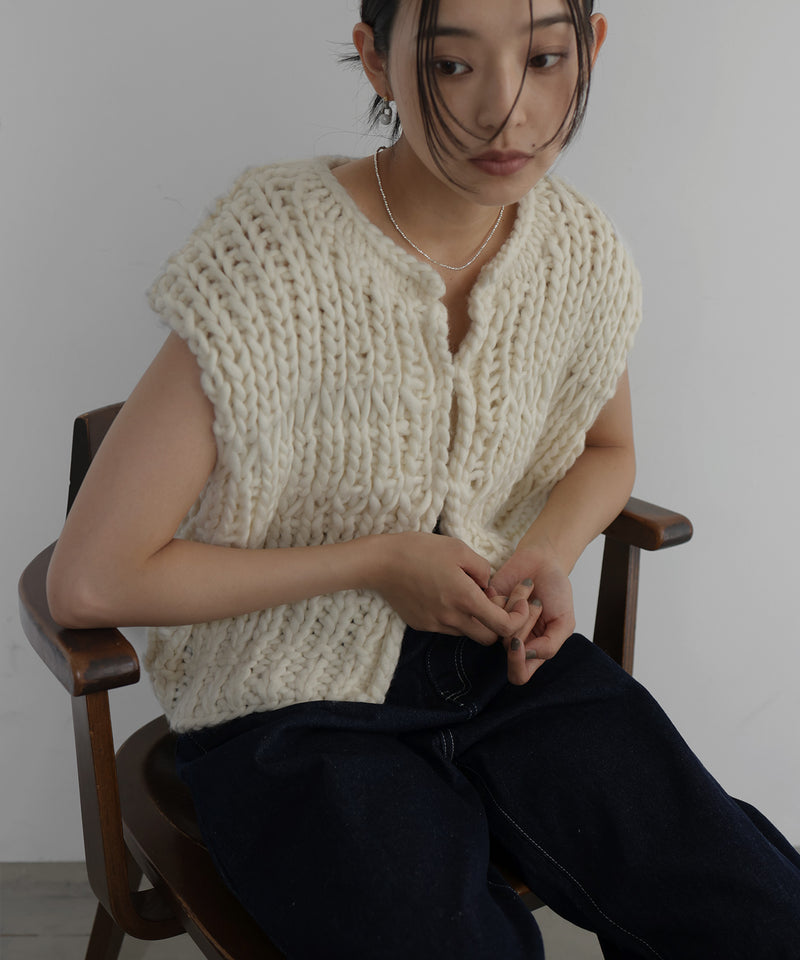 ハンドニットロービングベスト