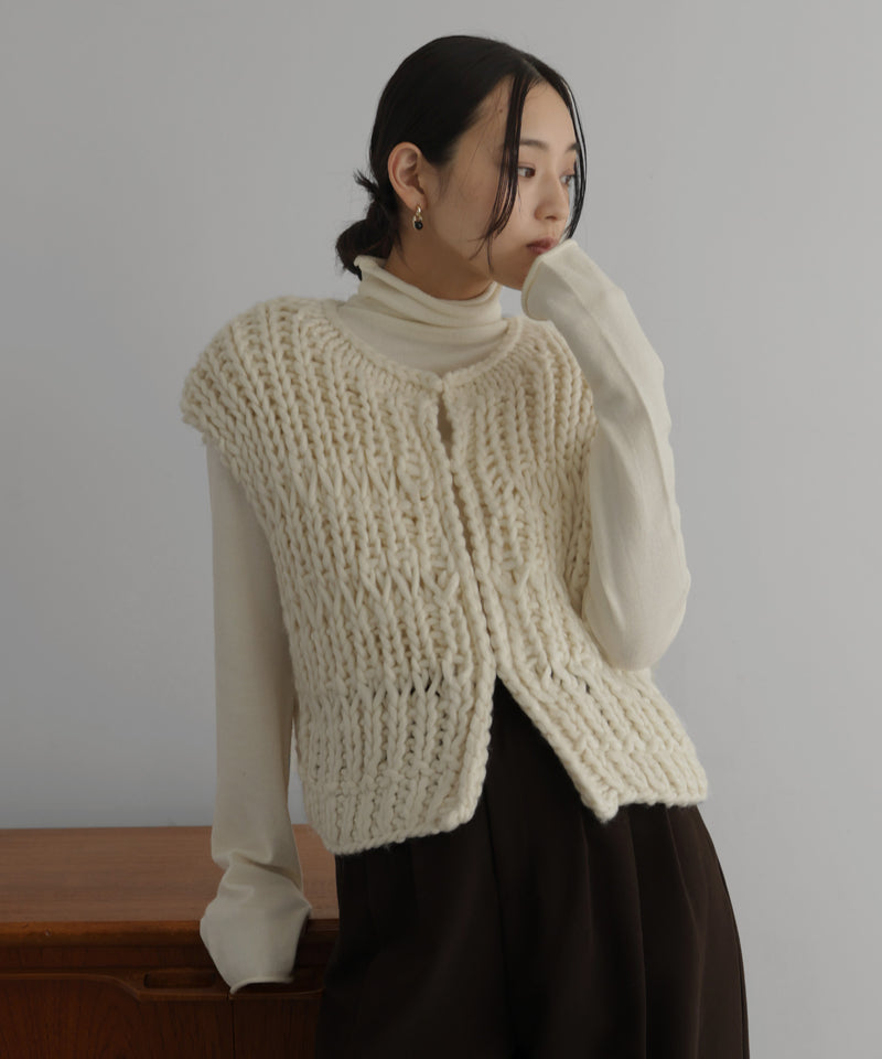 ハンドニットロービングベスト