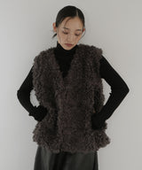 プードルフェイクファーベスト