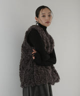 プードルフェイクファーベスト