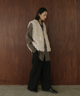 プードルフェイクファーベスト