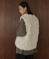 プードルフェイクファーベスト