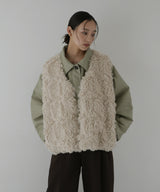 プードルフェイクファーベスト