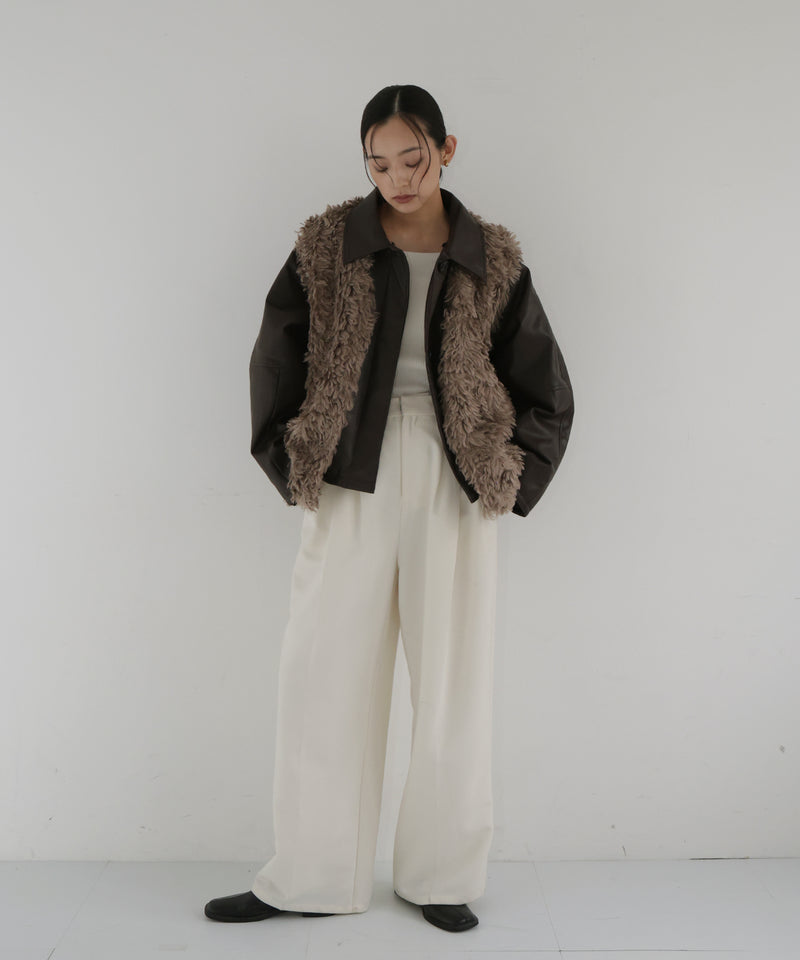 プードルフェイクファーベスト