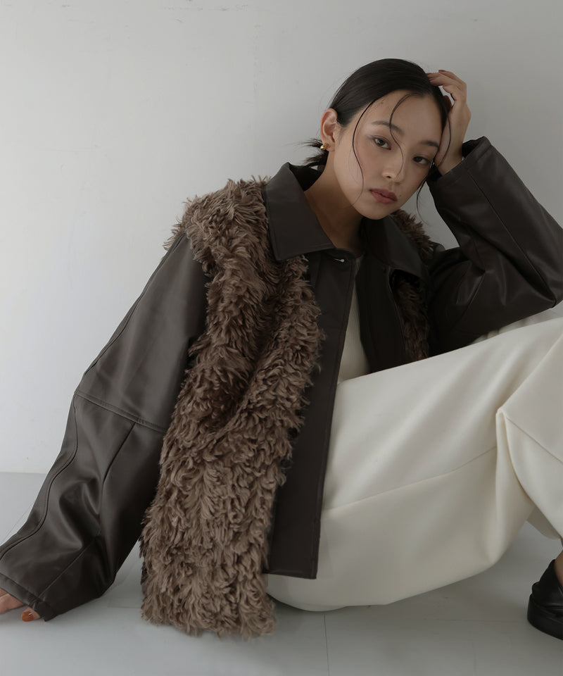 プードルフェイクファーベスト