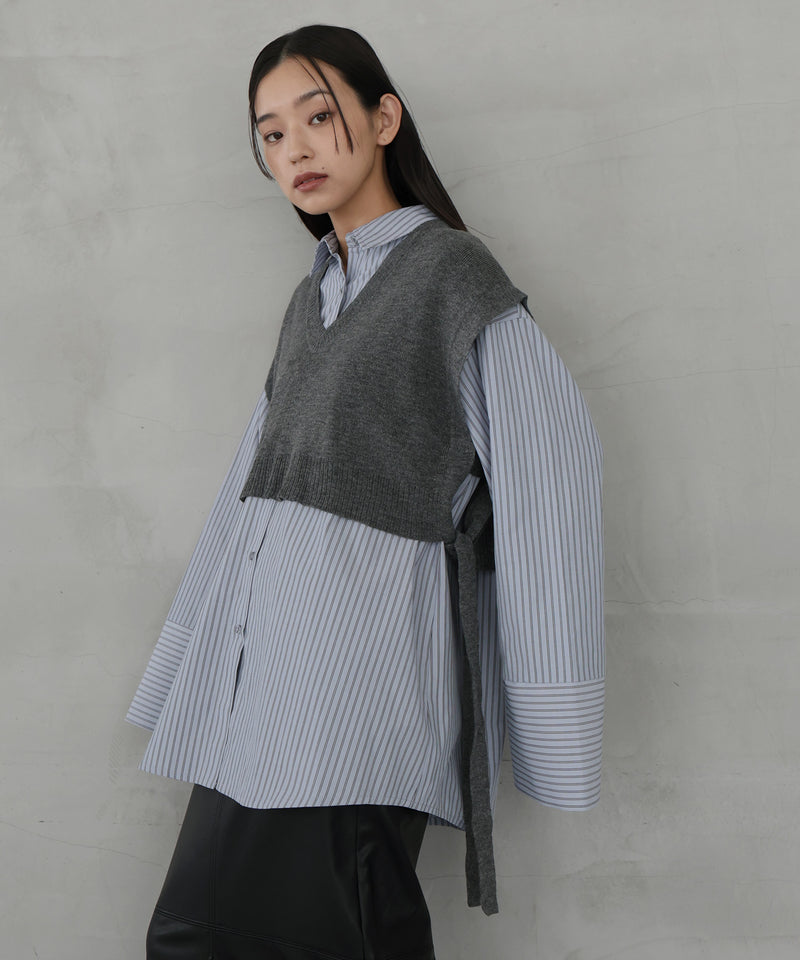 ■上品で素敵なコーデに【 HERMES 】ショートベスト □上品で素敵なコーデに【 HERMES 】ショートベスト (HERMES