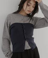 【12月下旬予約商品】ビスチェセットニットカーデ