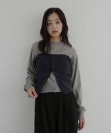 【12月下旬予約商品】ビスチェセットニットカーデ