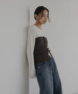 【12月下旬予約商品】ビスチェセットニットカーデ