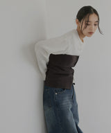 【12月下旬予約商品】ビスチェセットニットカーデ