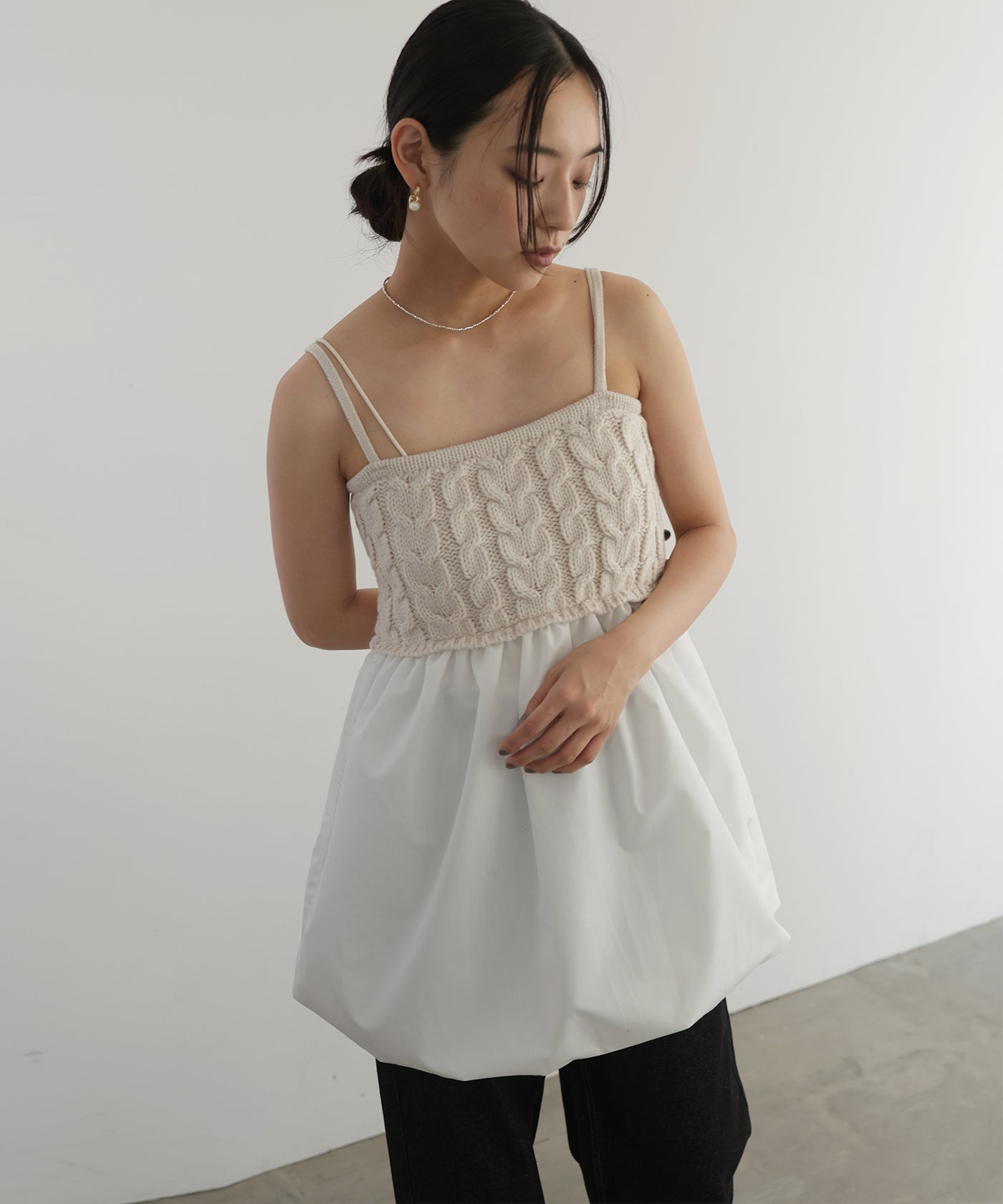 ケーブルバルーンキャミトップス – hellam