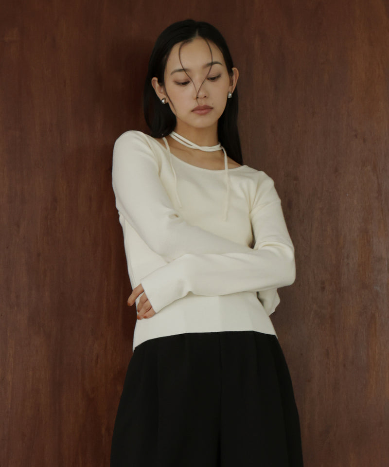 マルチウェイチョーカーニット