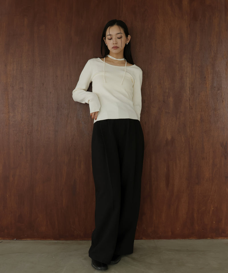 マルチウェイチョーカーニット