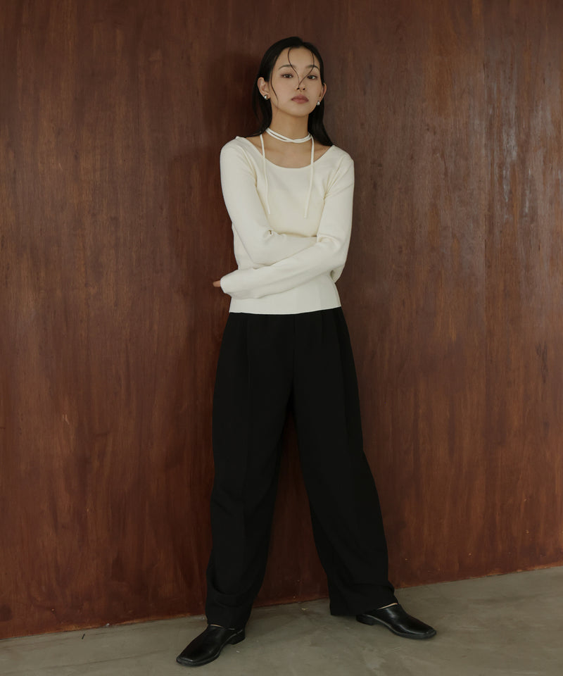 マルチウェイチョーカーニット