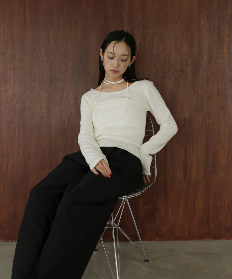 マルチウェイチョーカーニット