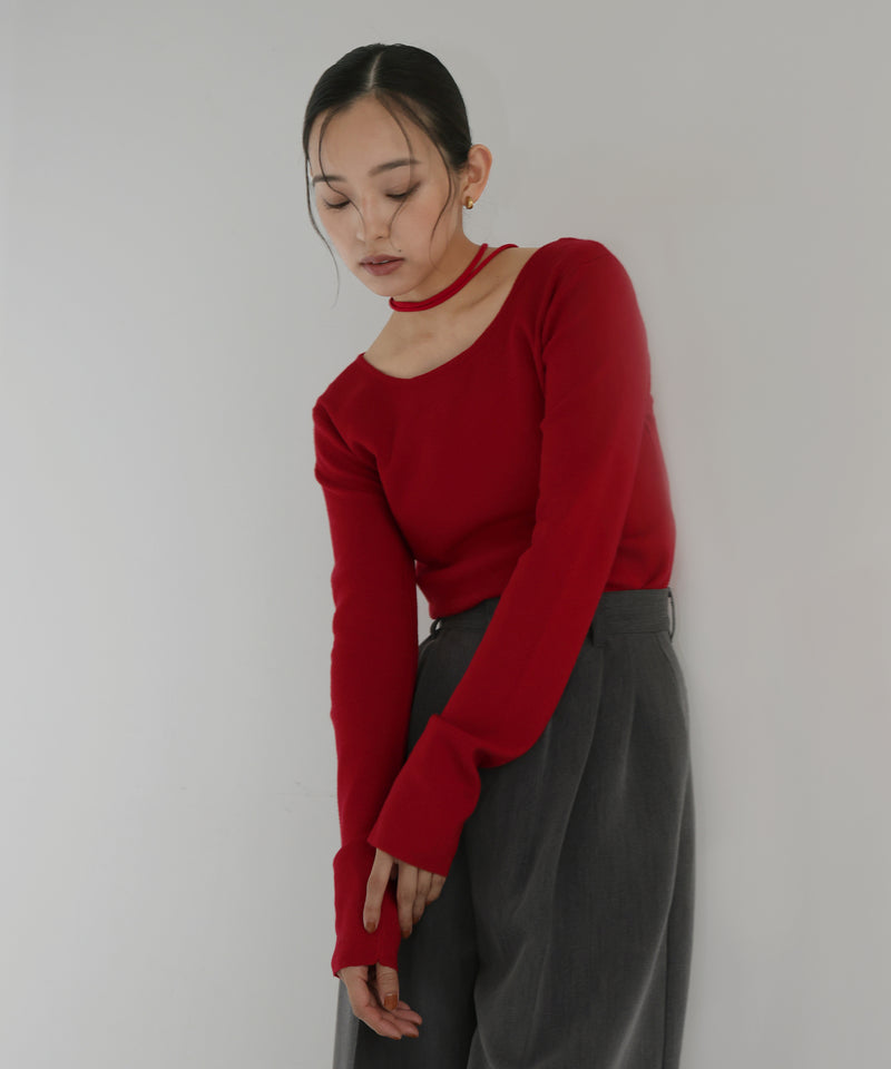 マルチウェイチョーカーニット