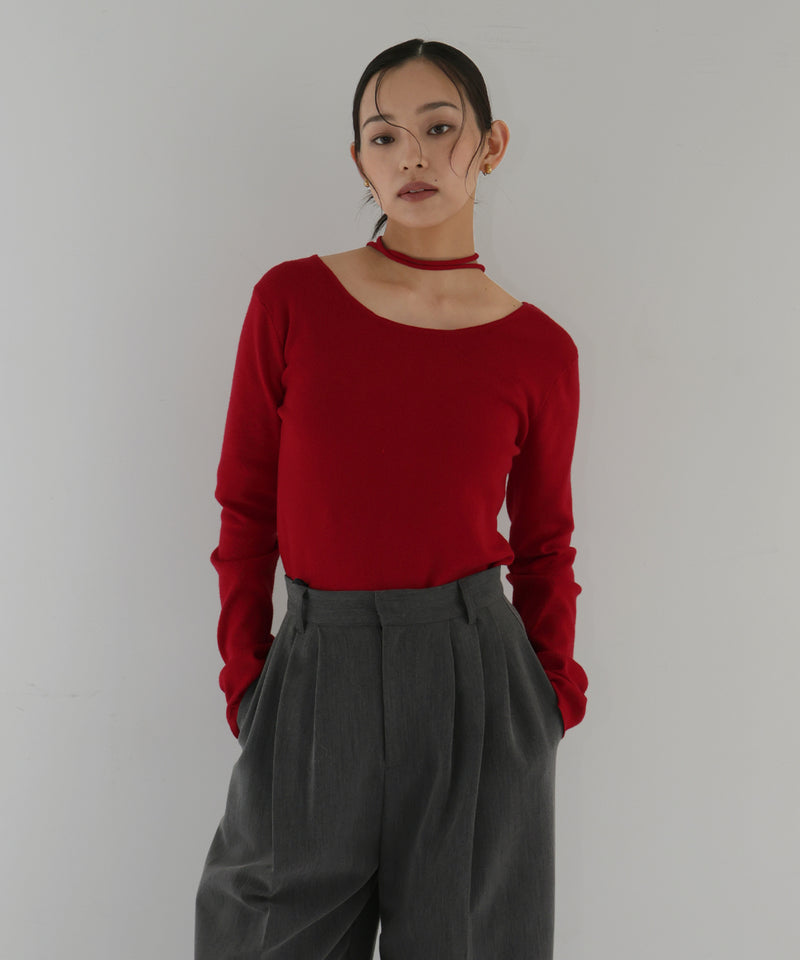 マルチウェイチョーカーニット