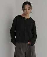 【一部予約商品】パネル切り替えニットカーディガン