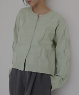 【一部予約商品】パネル切り替えニットカーディガン