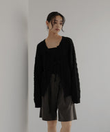 2wayスラブニットトップス