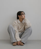 2wayスラブニットトップス