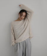 2wayスラブニットトップス