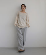 2wayスラブニットトップス