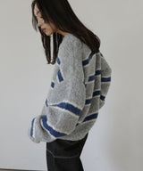 ブークレボーダーニットプルオーバー