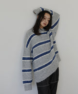 ブークレボーダーニットプルオーバー