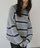 ブークレボーダーニットプルオーバー